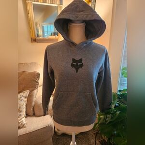 Kids Fox Racing Hooded Sweatshirt Youth Large